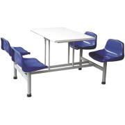 Bàn ăn liền ghế 4 chỗ BA02