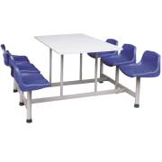 Bàn ăn liền ghế 6 chỗ BA03