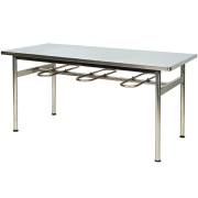 Bàn ăn công nghiệp inox 1m5 BA04I15