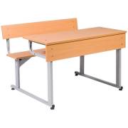 Bộ bàn học sinh liền ghế BHS104C