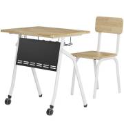 Bộ bàn ghế học sinh khung thép BHS41B - BHS41BG