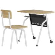Bộ bàn ghế học sinh khung thép BHS41B - BHS41BG