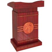 Bục phát biểu gỗ sơn PU LT04