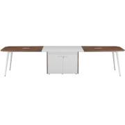 Bàn họp 3m6 chân sắt LUXH3612C10