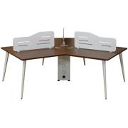 Cụm bàn làm việc 3 người LUXMD04C10