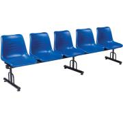 Ghế chờ 5 chỗ đệm tựa nhựa PC205T1