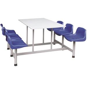 Bàn ăn liền ghế 6 chỗ BA03
