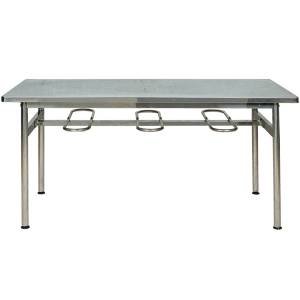 Bàn ăn công nghiệp inox 1m5 BA04I15