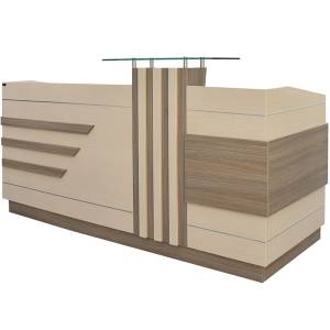 Bàn quầy lễ tân 2m2 BQ101-22