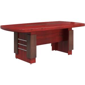 Bàn họp gỗ mặt lượn 2m CT2010H5