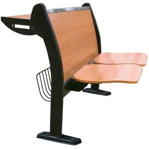 Ghế chờ đệm tựa gỗ GPC05G